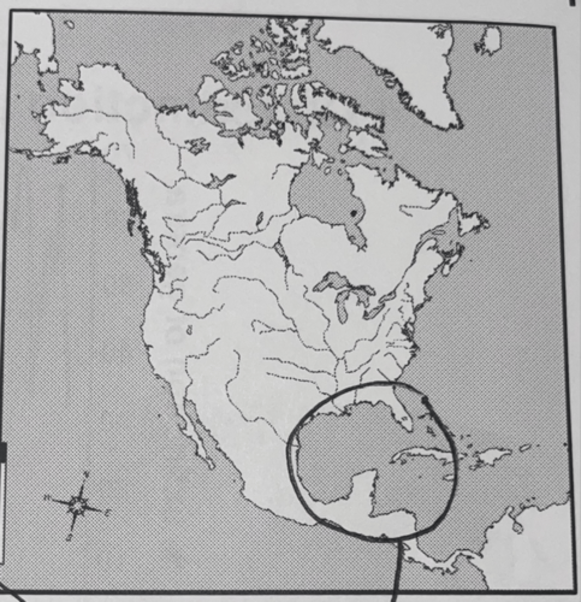 <p>Meteorite impact in Yucatan Peninsula</p><p>• Iridium anomaly</p><p>• Shocked quartz - minerals fractured by impact</p><p>• Tiny glass spherules or tektites - cooled droplets of molten rock from an impact</p><p>• Carbon soot - remnants of forests burned in a firestorm caused by an impact</p>