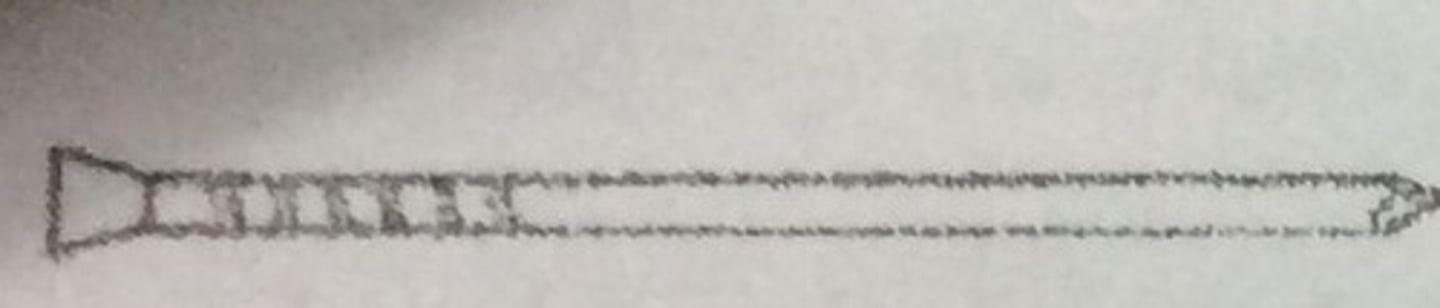 <p>nail for fastening floor boards</p>