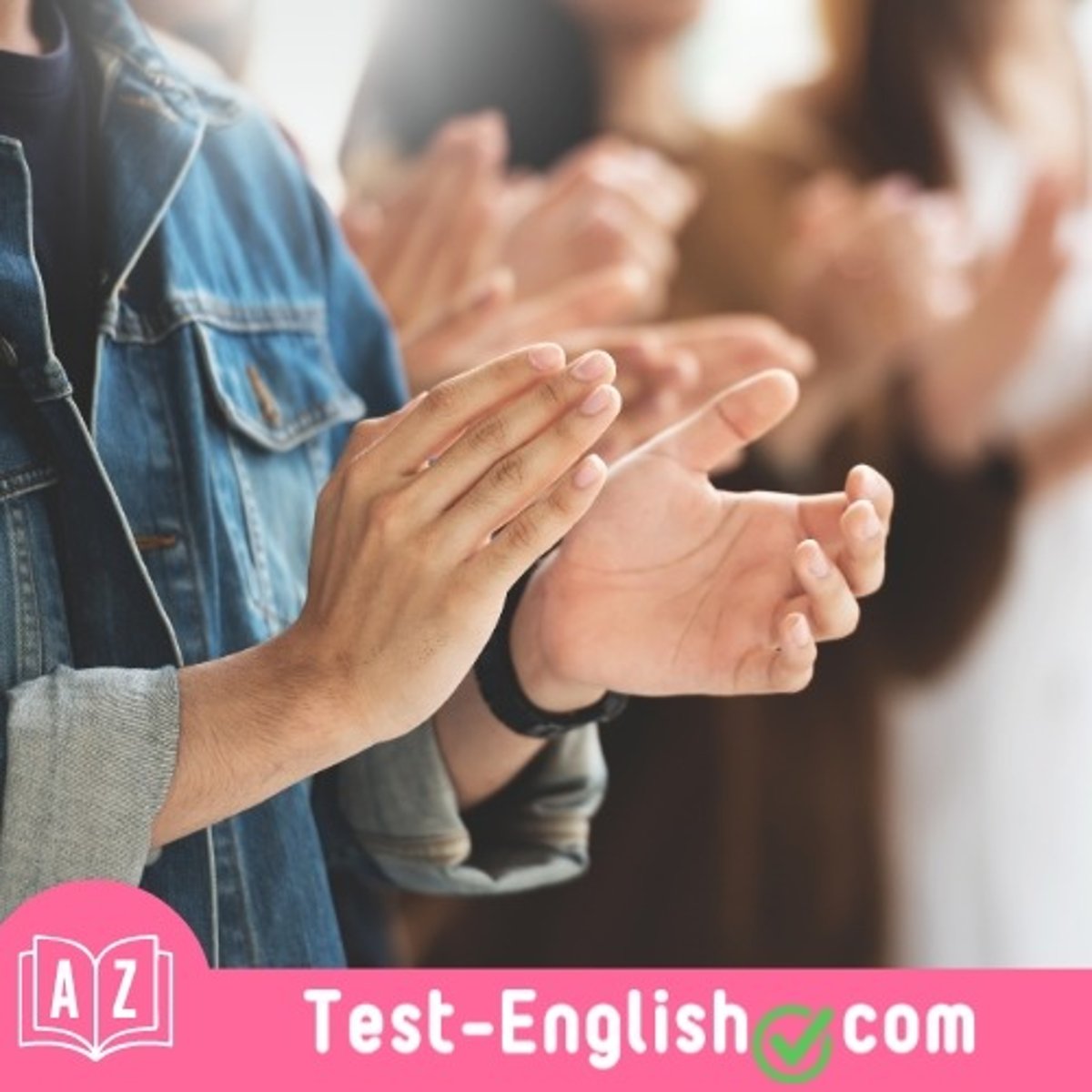 <p>Everyone started to _____ after the performance.</p>