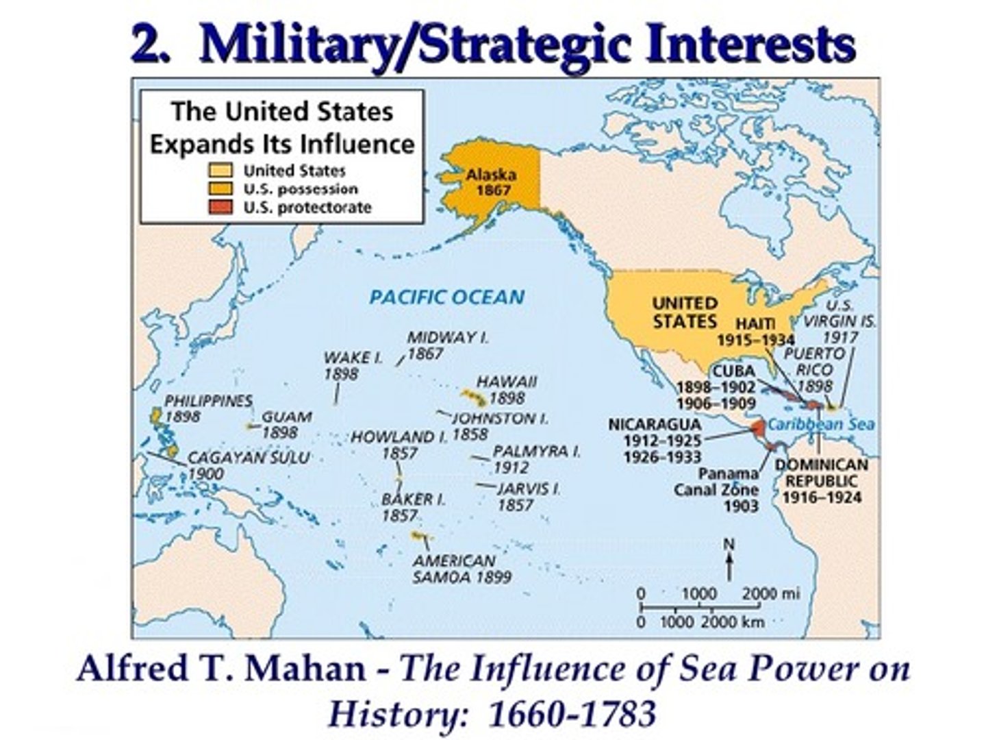 <p>(Influence of Sea Power on History) He believed that the future of military power lay in the navy. Navel strategist and author who argued that national power depended on naval supremacy, colonies, and foreign markets.</p>