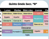 <p>el horario</p>