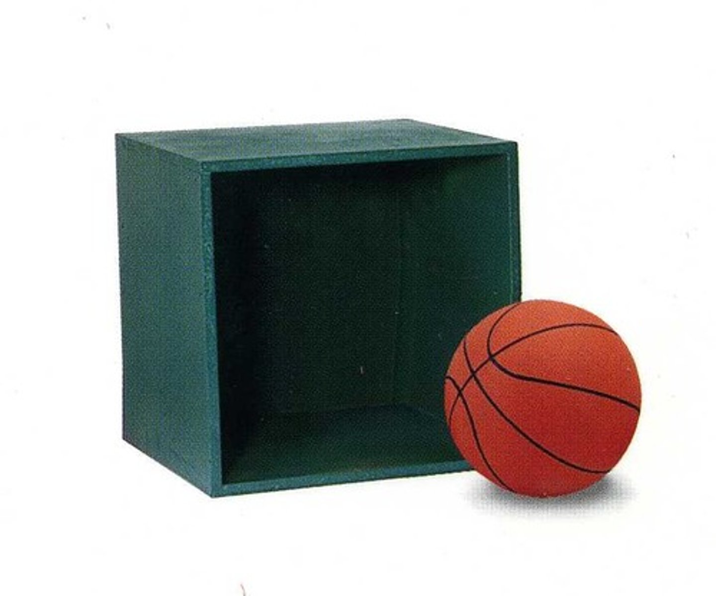 <p>The ball is ___ the box.</p>