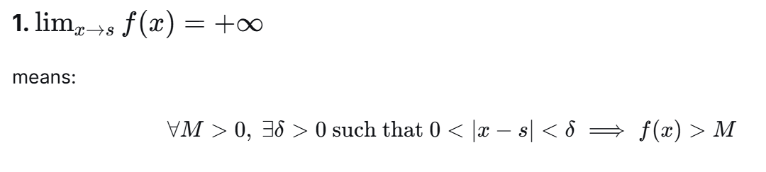 <p>What would you replace&nbsp; 0&lt;abs(x-s) &lt; delta with for the LHS limit</p>