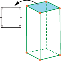 <p>This is a Rectangular prims </p><p>Shape name Right Square Prism</p>