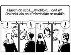 <p> Ar an drochuair i gcomhair na bpáistí, fuair a…</p>