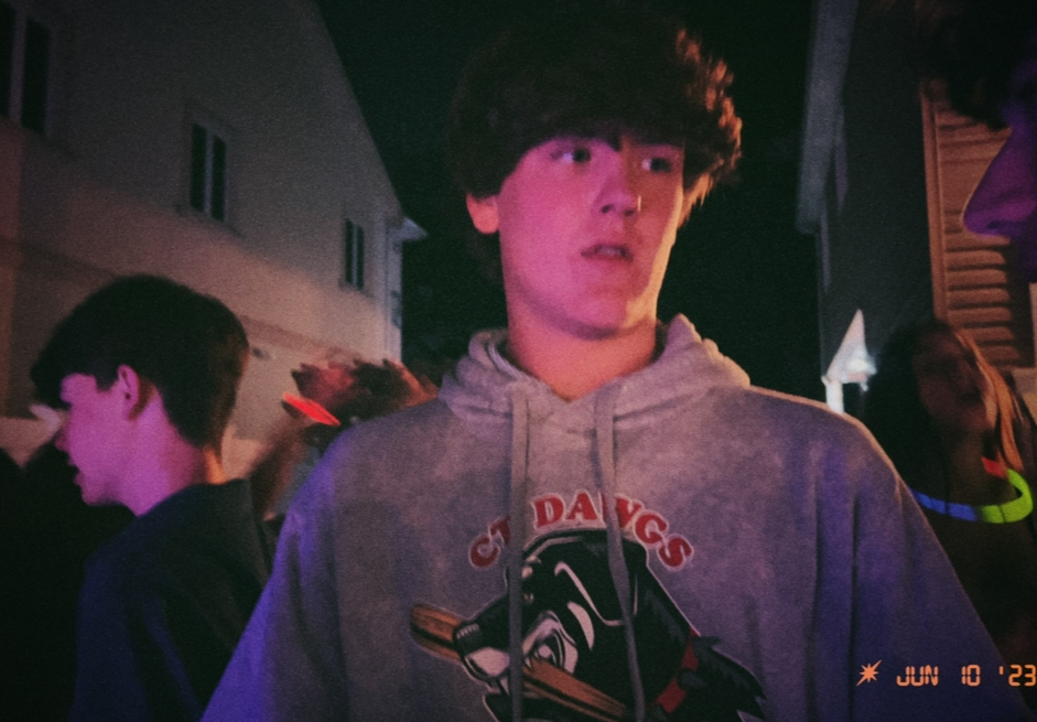 <p>friend of a friend but is considered a lake person (this was taken at Haileys not the lake)</p>