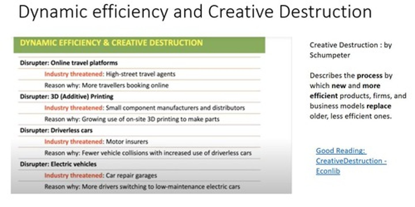 <p>Sustained efficiency through innovation over time.</p>