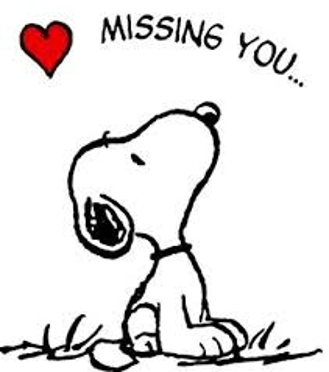 <p>She misses her friends.</p>