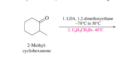 <p>Alkylation of enolates</p>