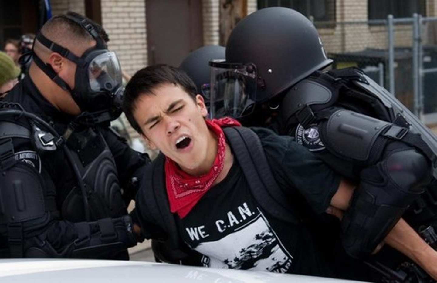<p>to arrest</p>