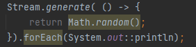 <p>Creates an infinite stream using a Supplier.</p>
