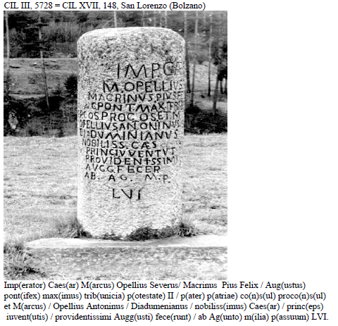 <p>CIL III, 5728 = CIL XVII</p>