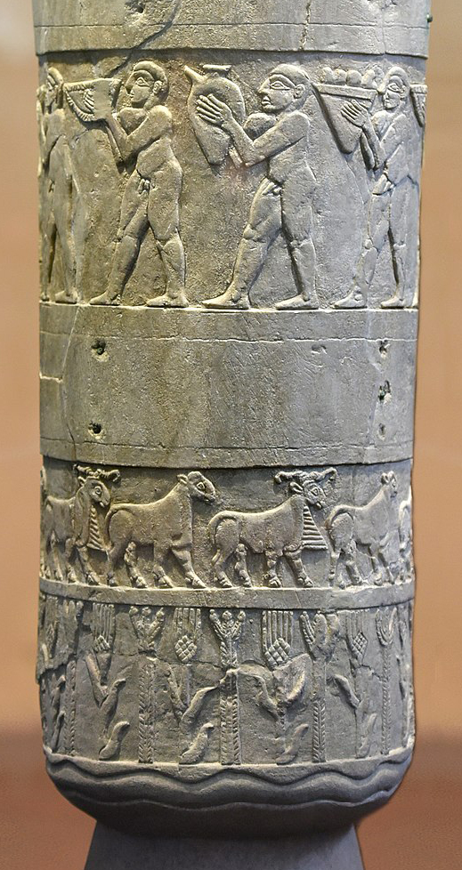 <p>(Sumerian culture) Warka Vase: Made in-</p>