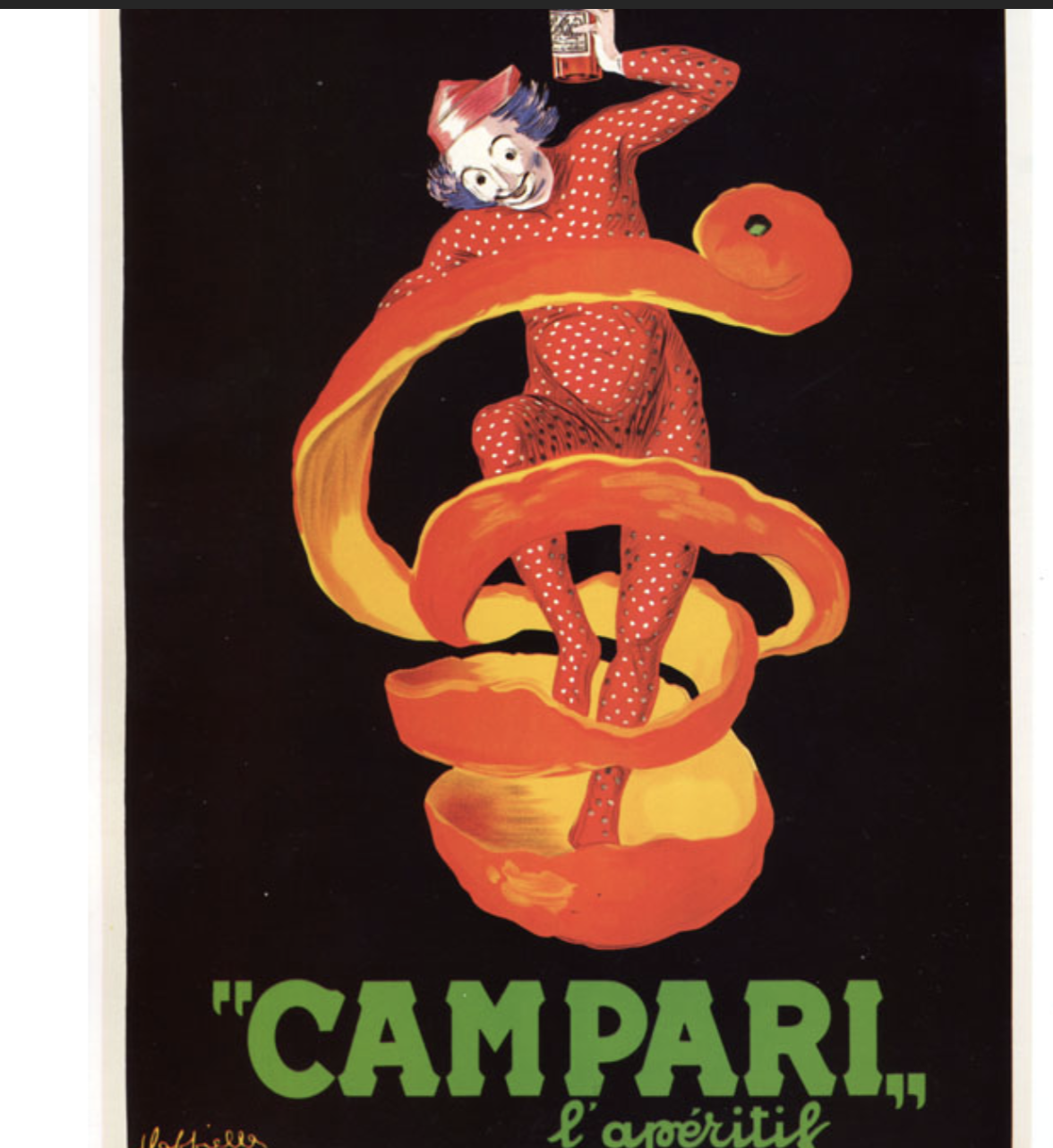 <p>Father of modern adv, campari, <span>characters</span> in adv</p>