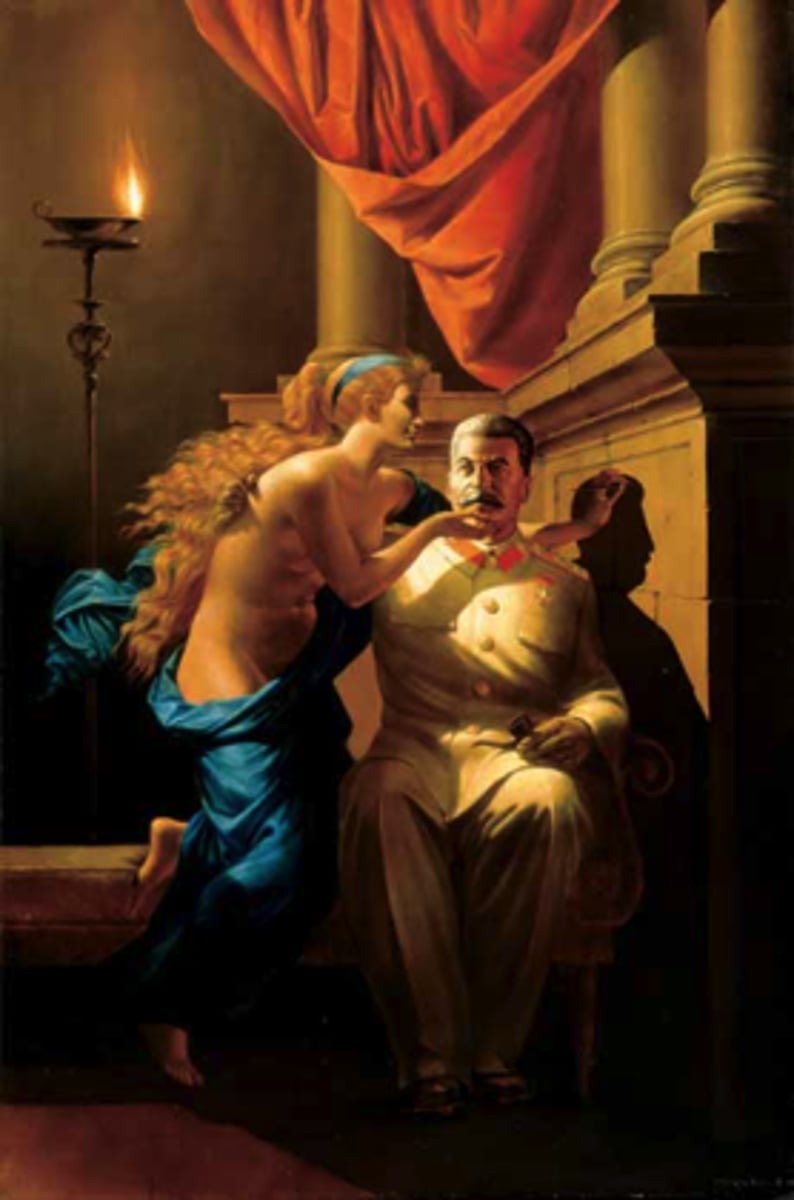 <p>Title: The Origin of Socialist Realism</p><p>Time: 1980s.</p><p>Known for:</p><ul><li><p>Parody socialist realism</p></li><li><p>Critique propaganda through ambiguity.</p></li></ul><p></p>