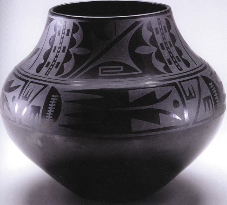 Black-on-black Ceramic Vessel (Artist)