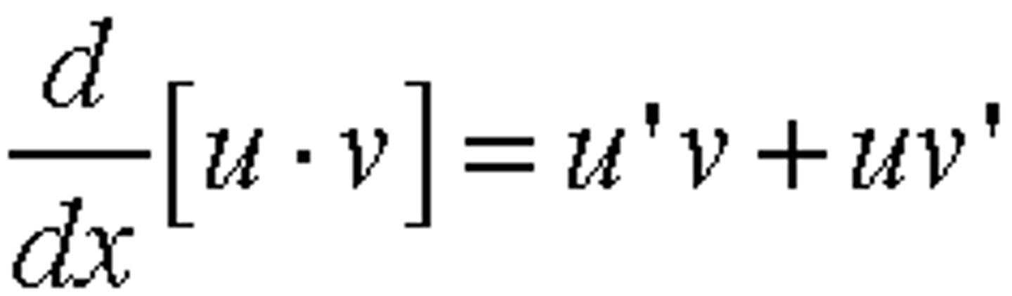 <p>u'v + uv'</p>