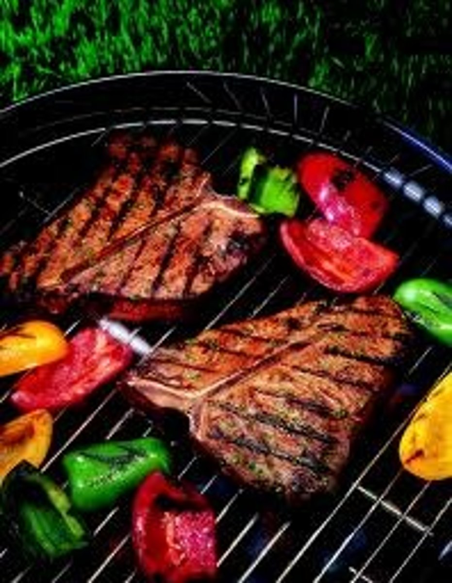 <p>grilled steak</p>