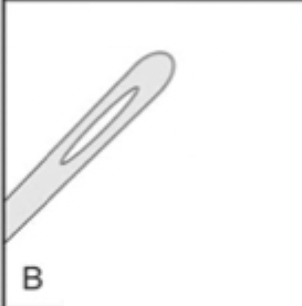 <p>What type of surgical needle is shown?</p>