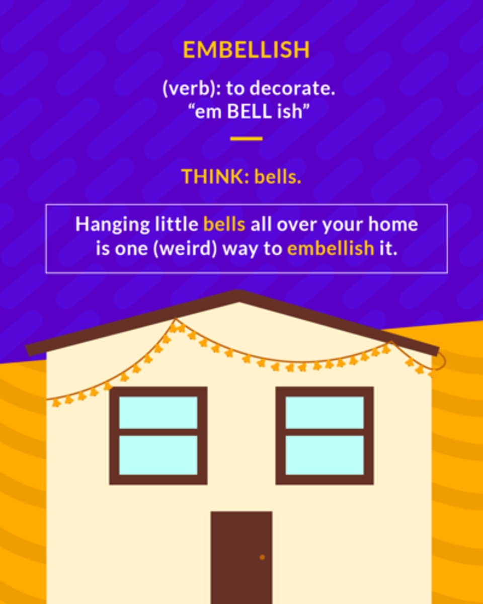 <p>to decorate</p>