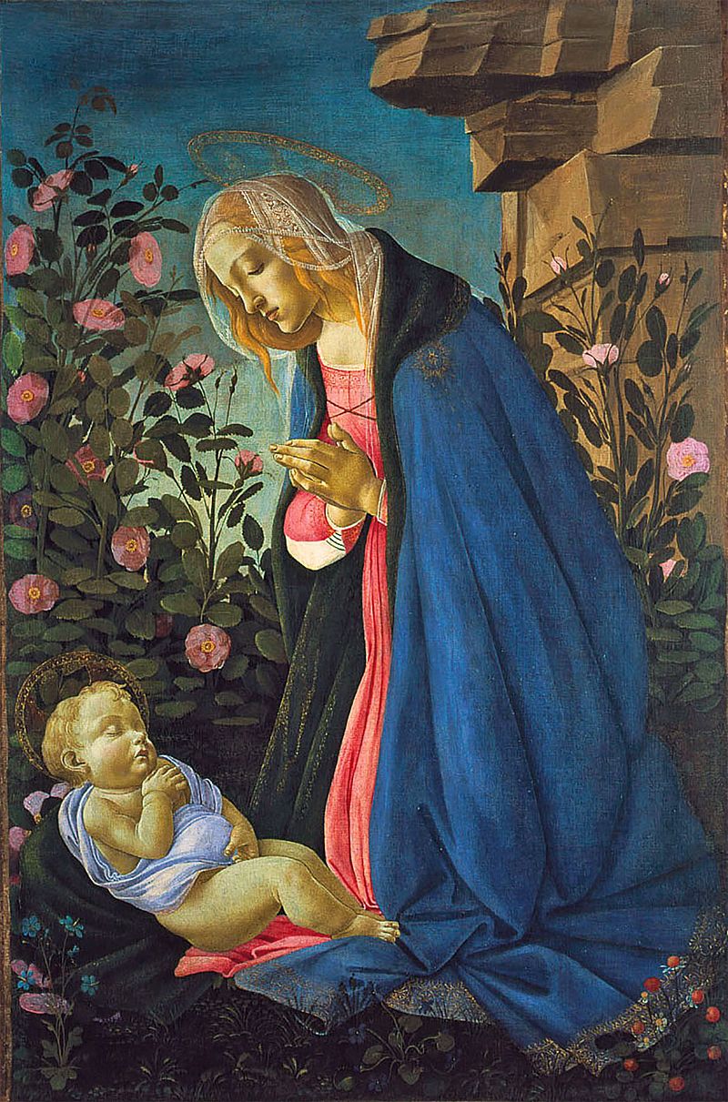 <p>The Virgin Adoring the Sleeping Christ Child</p>