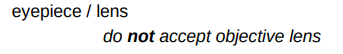 <p>Eyepiece</p>