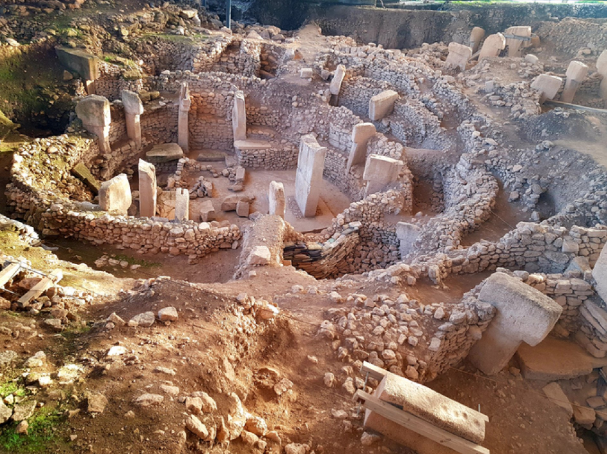 <p>A UNESCO World Heritage Site which is a settlement in southeastern Turkey where massive carved stones are about 11,000 years old.</p>
