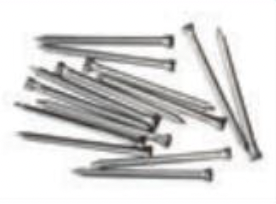 Shaped nail, small head, prevents splitting, best for interior use