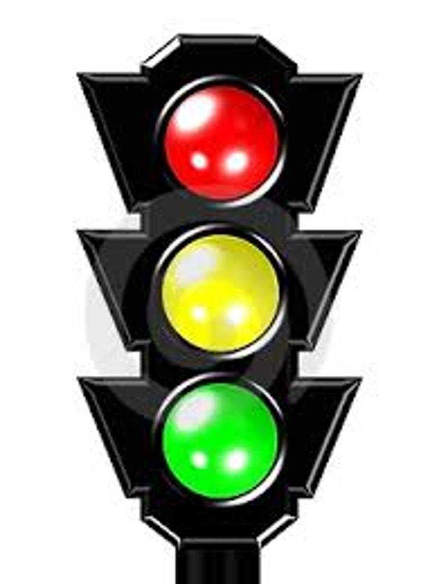 <p>at the lights</p>