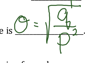 <p><span>σ=sqr(q/p²)</span></p>