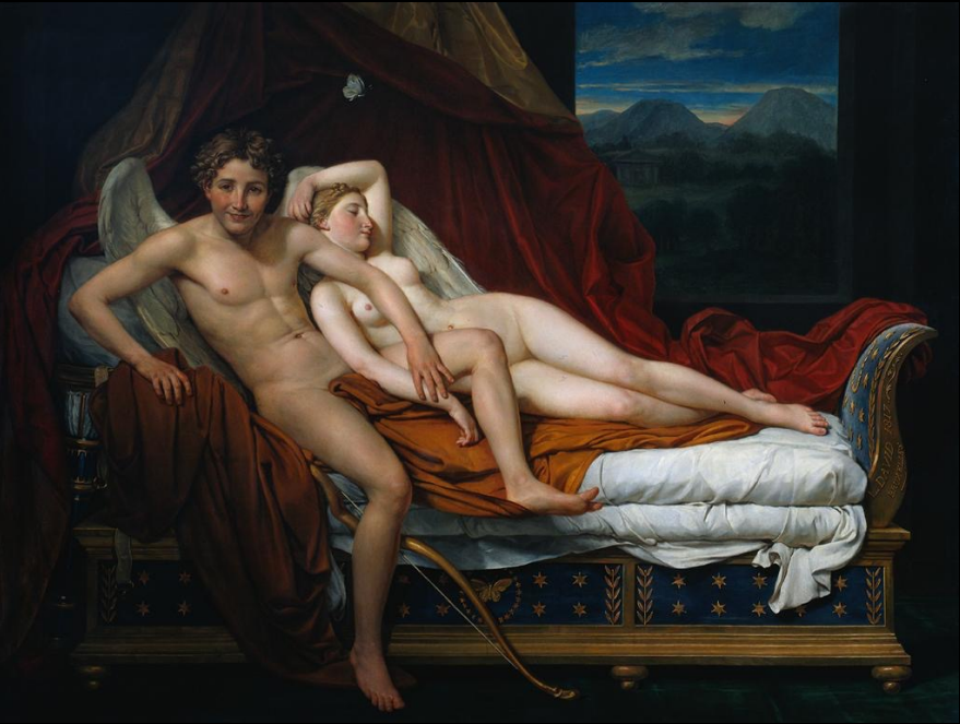 <p>David, Cupid and Psyche, 1817</p>
