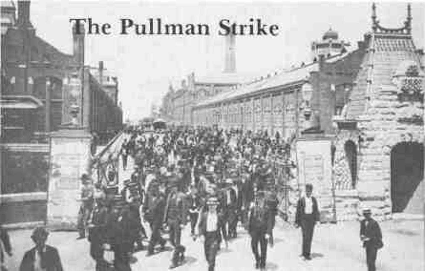 <p>A violent 1894 railway workers' strike which began outside of Chicago and spread nationwide</p>