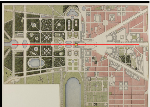 <p><span>Plan of the town, palace, and gardens of versailles</span></p>