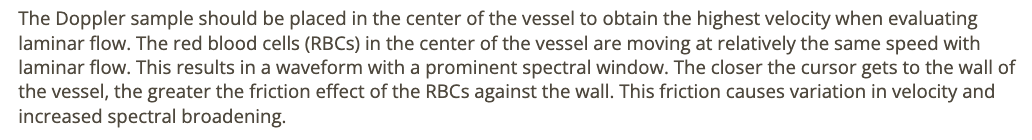 <p>a) in vessel center</p>