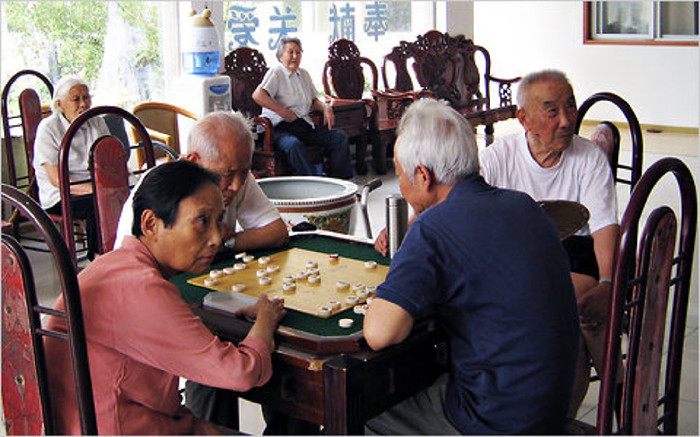 <p>(n.) an institution for the care of children, elderly people, etc.; a place of safety</p>
