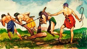 <p>The people who Spartans captured during war (slaves)</p><ul><li><p>Spartans were very harsh</p></li><li><p>Could earn rights overtime </p></li></ul><p></p>