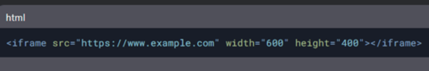 <p><iframe> służy do osadzania innej strony internetowej lub dokumentu HTML w bieżącej stronie. Często używany do osadzania filmów z YouTube, map Google itp.</iframe></p>