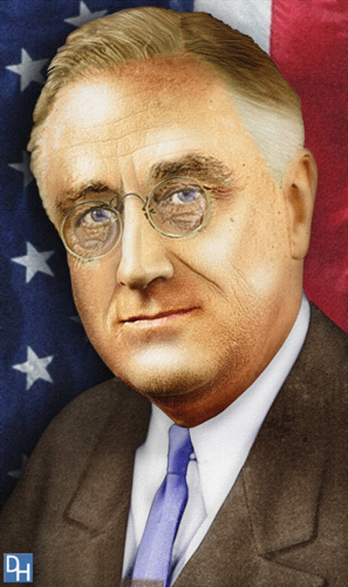<p>32nd President</p><p>1933-1945 (3 terms)</p>
