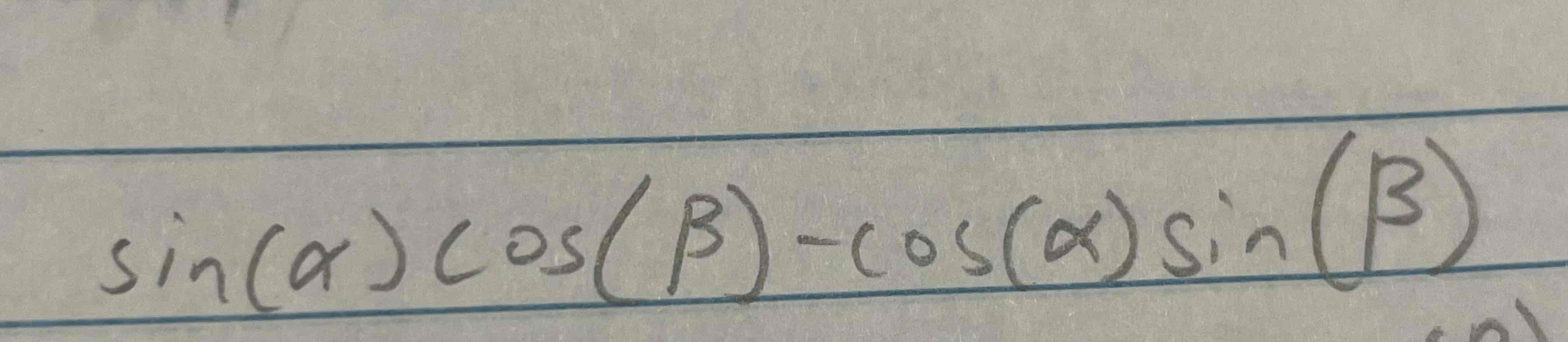 <p>Angle Sum Identity</p>