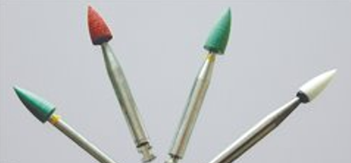 <p>Brown Points (Brownies) – Abrasive</p><p>Green Points (Greenies) – Less abrasive that brownies</p><p>White points – Polishing point</p>