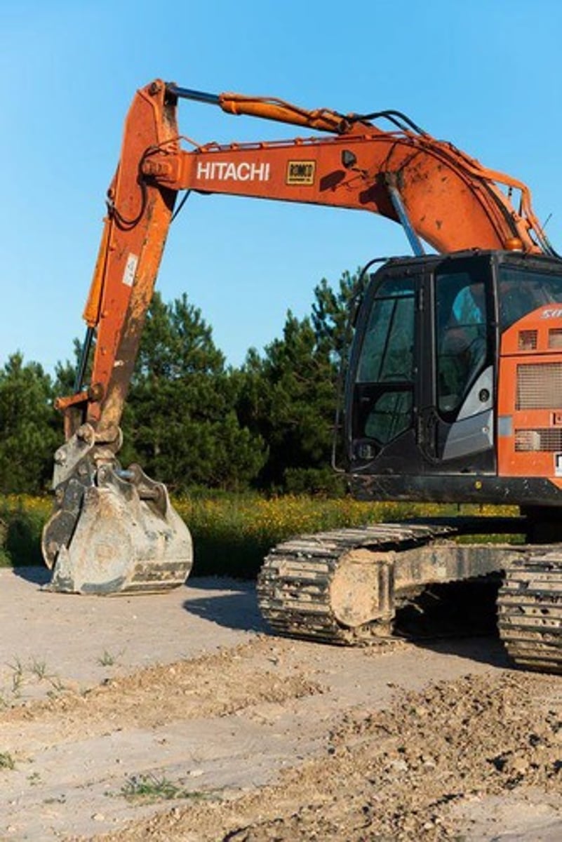 <p>Digging to prepare land for infrastructure projects.</p>