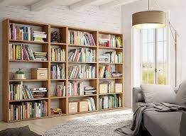 <p>bookshelves</p>