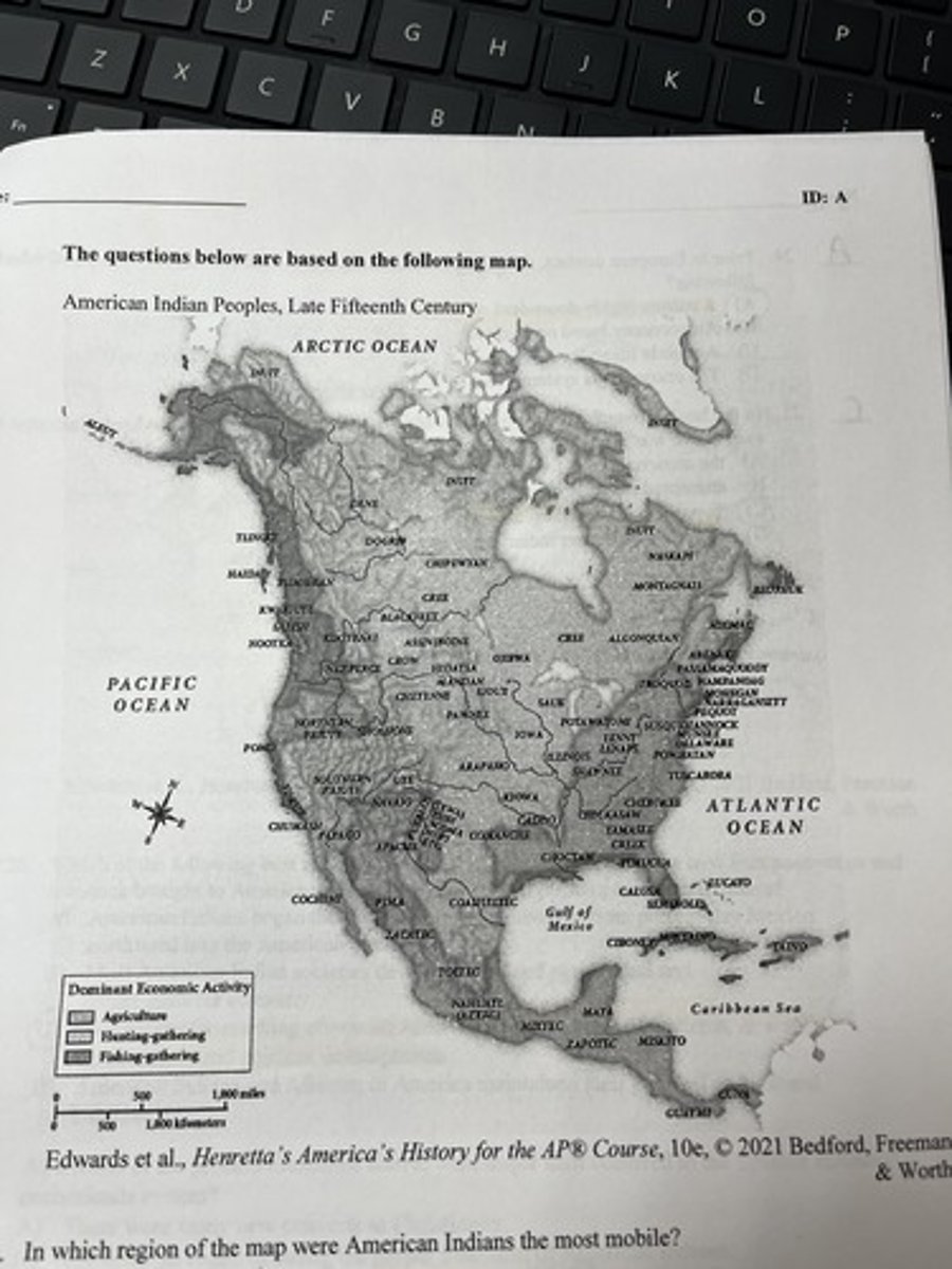 <p>prior to European contact, American Indians in the Southwest had already developed which of the following?</p>