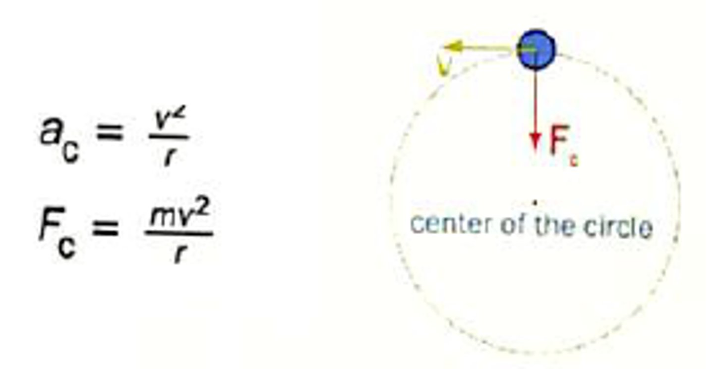 <p>Motion of an object traveling in a circular path with a constant velocity and a constant radius</p>
