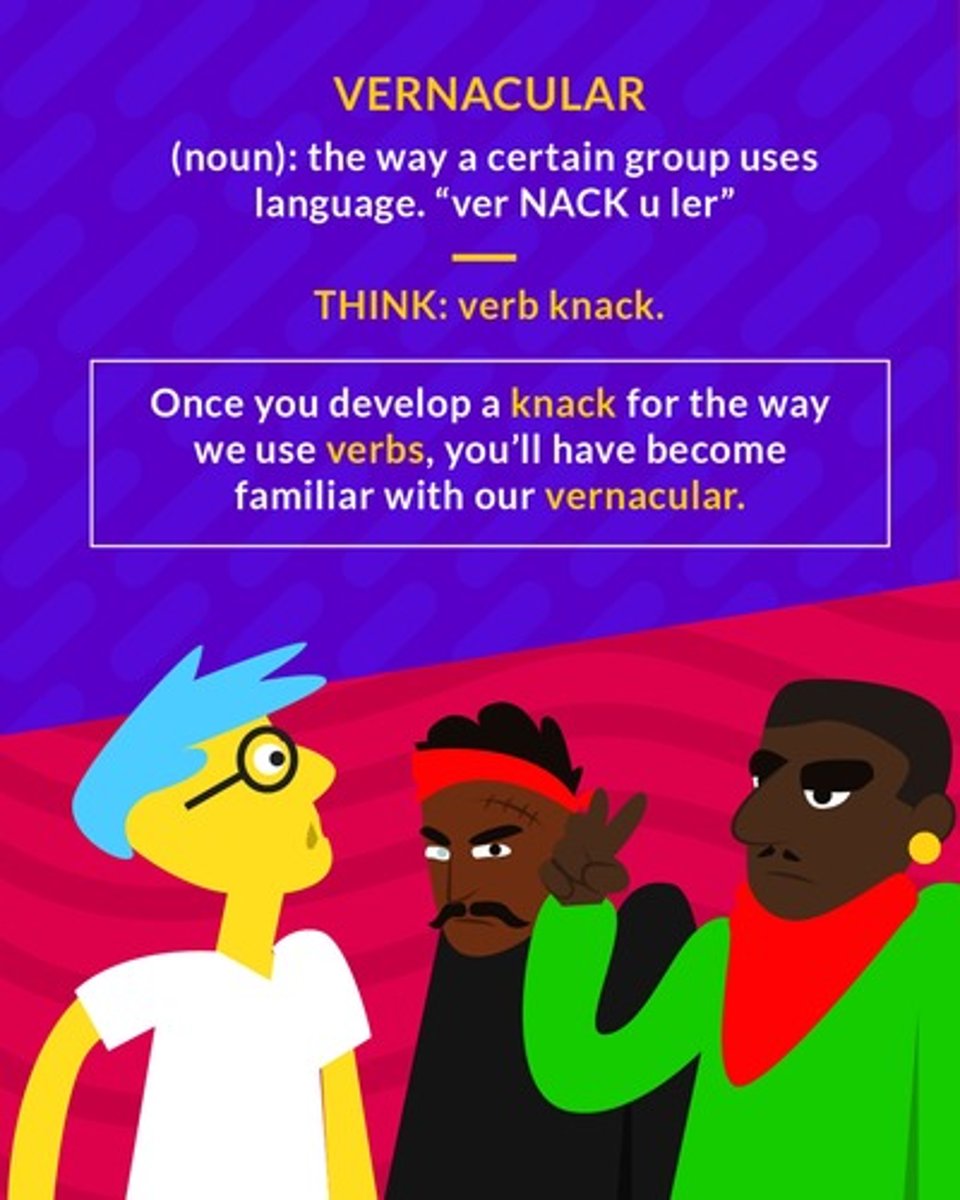 <p>the way a certain group uses language</p>