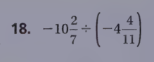 <p>Find the quotient. Write fractions in simplest form.</p>