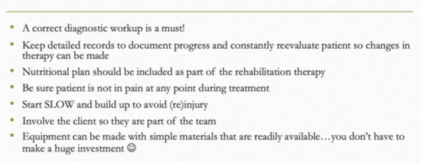 <p>review this summary for physical modalities</p>