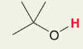 <p>H in -OH with substitutued C or branch </p>