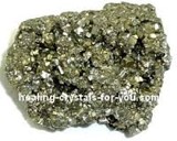 <p>metalic luster, brass yellow color, green/gray/black streak, hardness of 6.5</p>