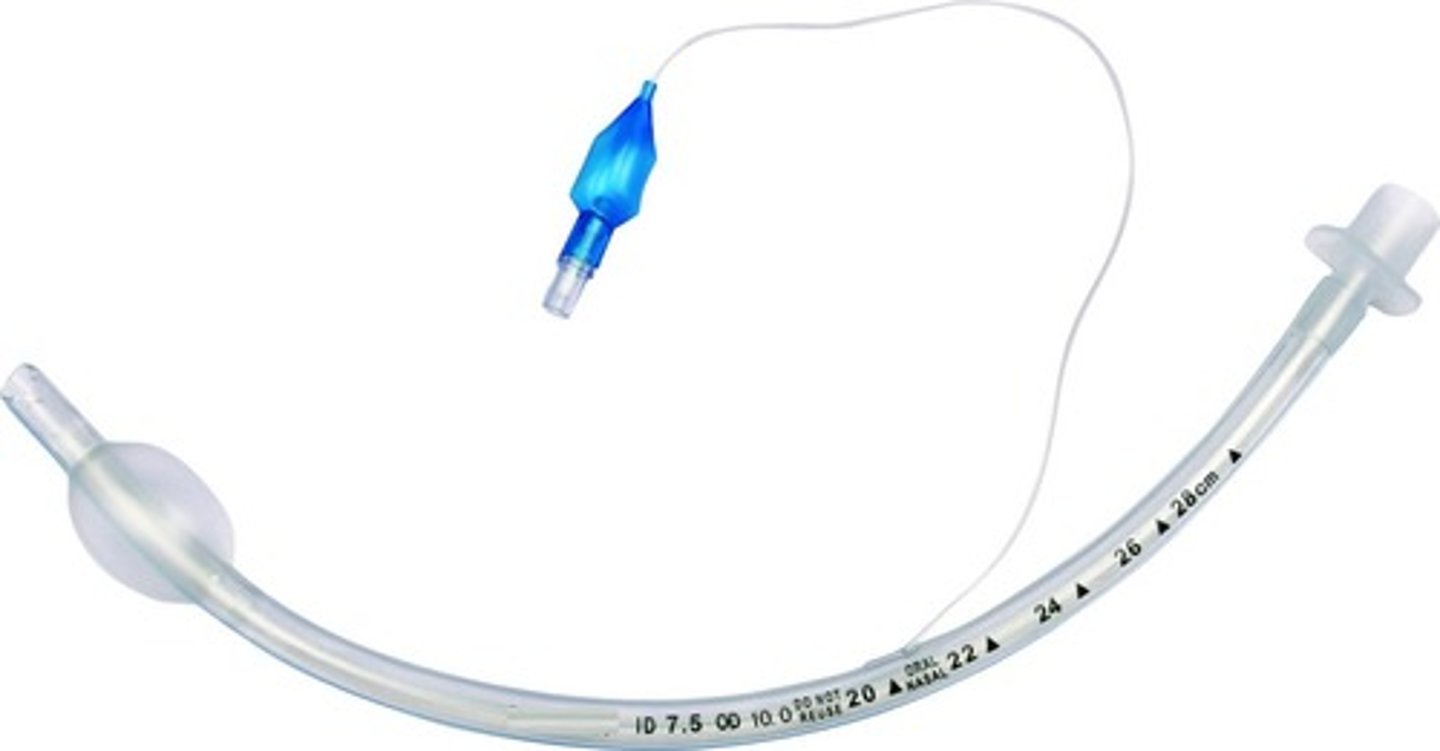 <p>Artificial Airway most commonly inserted in patients who have had general anesthetics or in emergency situations when mechanical ventilation is required</p>